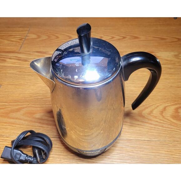 Vintage 8 Cup Farberware Superfast Automatic Coffee Percolator Model FCP-280 - Picture 2 of 12